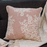 Ximena Floral Embroidered Cushion Cover